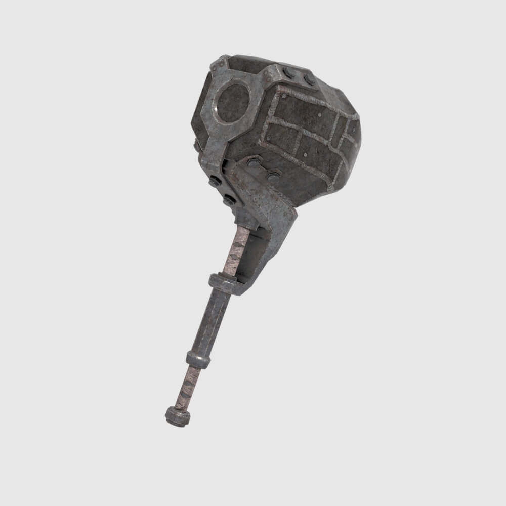 Iron Hammer - Monster Hunter World 3D Model