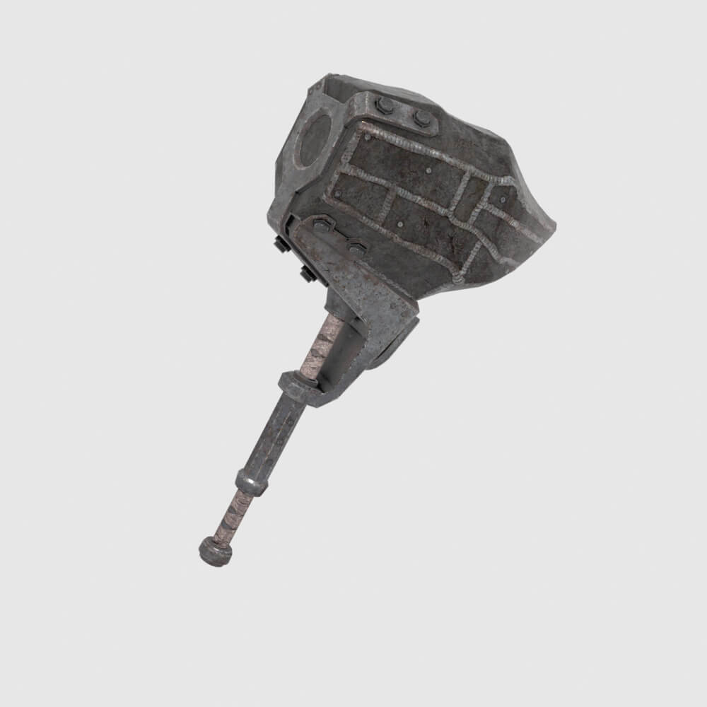 Iron Hammer - Monster Hunter World 3D Model