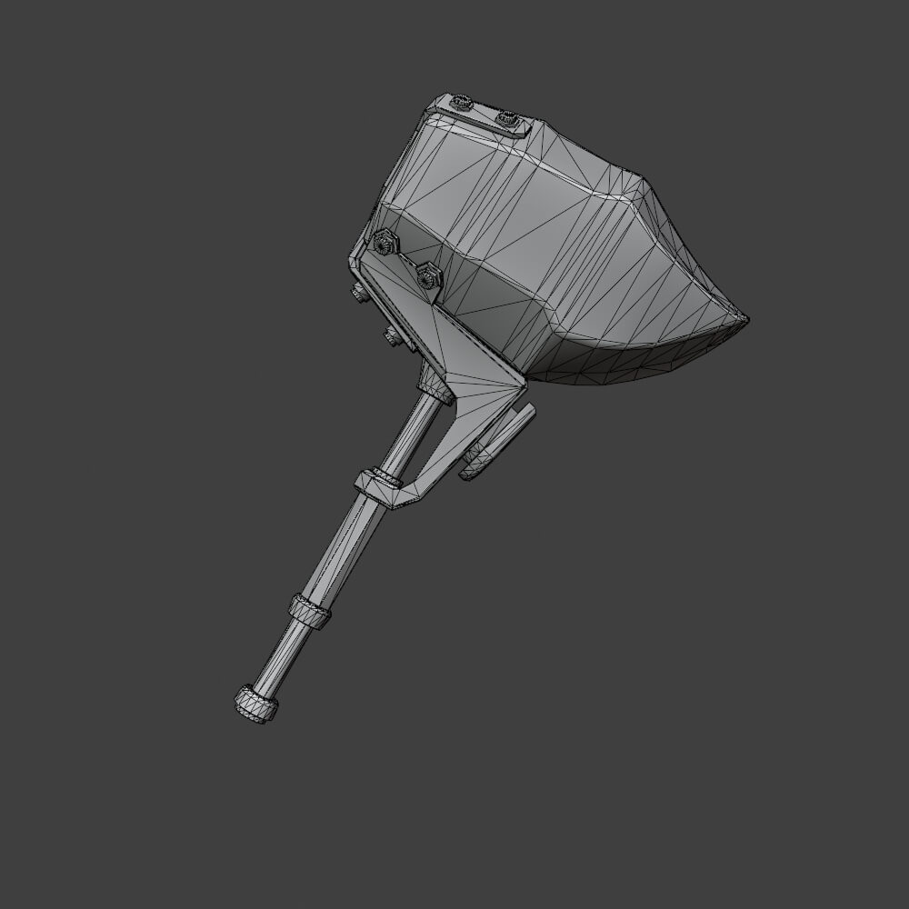 Iron Hammer - Monster Hunter World 3D Model