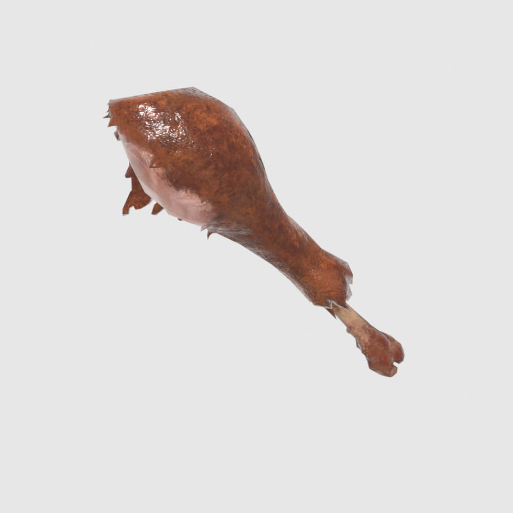 Juicy Well-Done Hammer - Monster Hunter World 3D Model