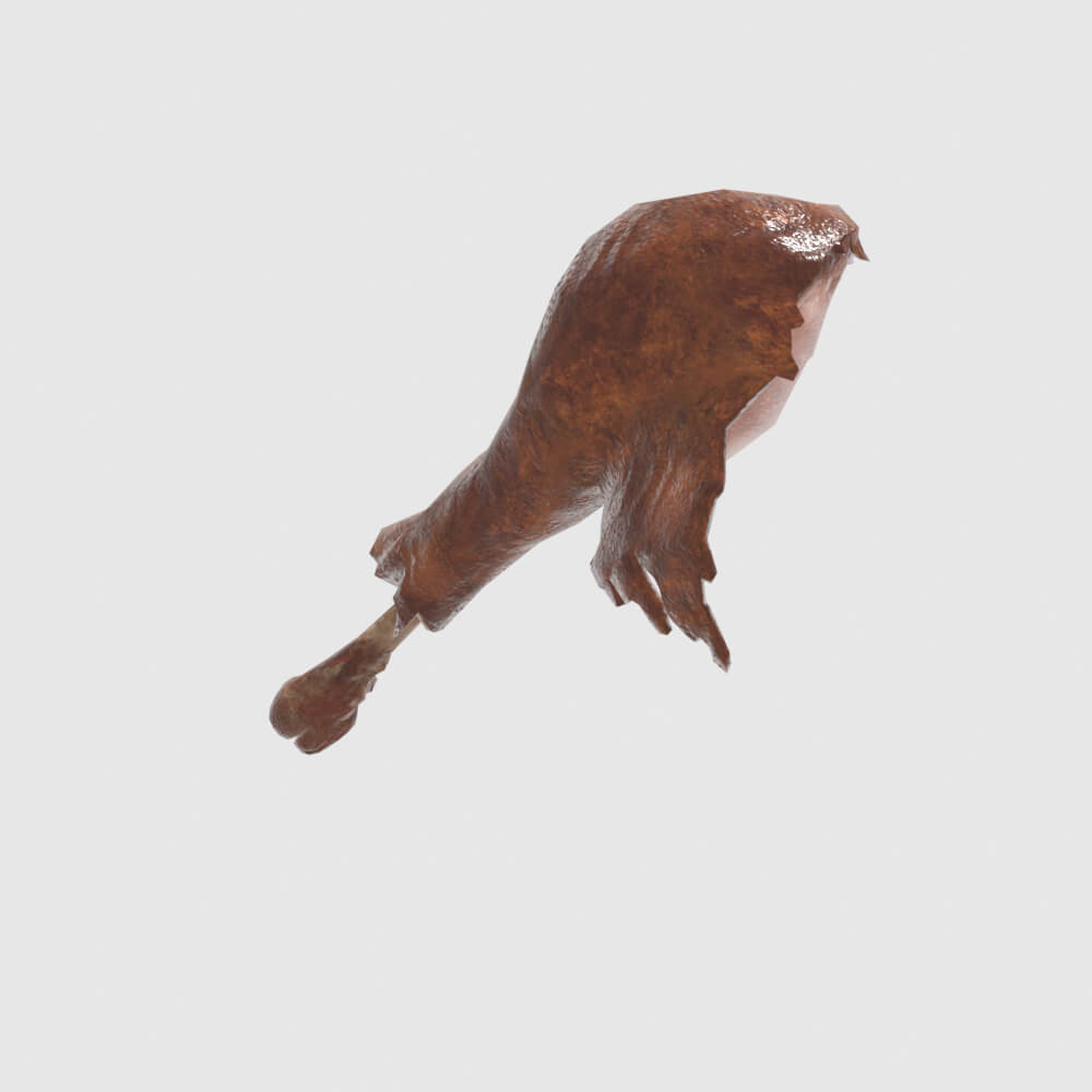 Juicy Well-Done Hammer - Monster Hunter World 3D Model
