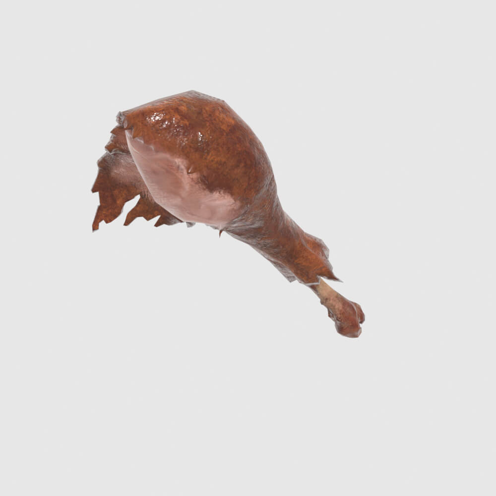 Juicy Well-Done Hammer - Monster Hunter World 3D Model
