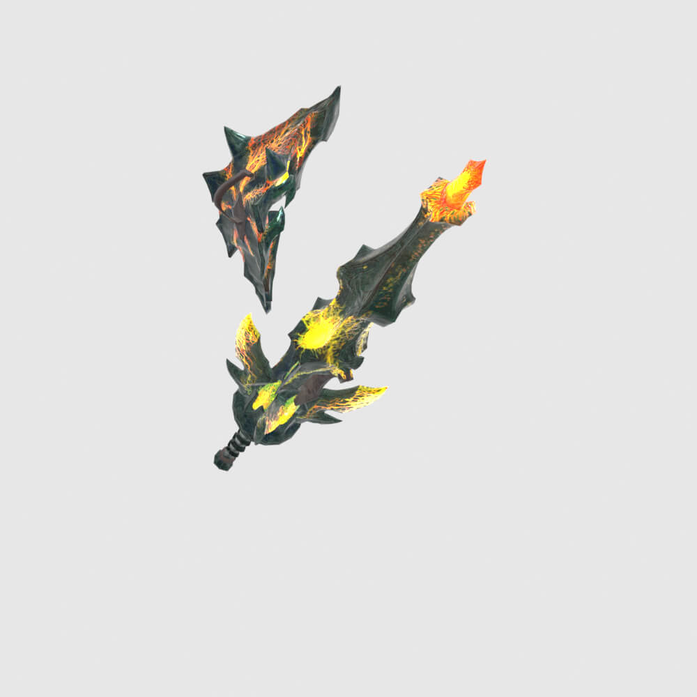 Lightbreak Gunlance - Monster Hunter World 3D Model
