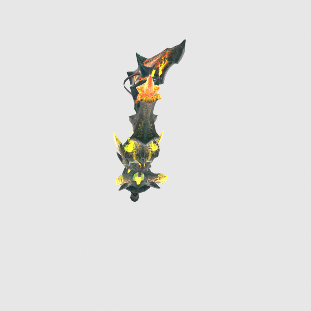 Lightbreak Gunlance - Monster Hunter World 3D Model