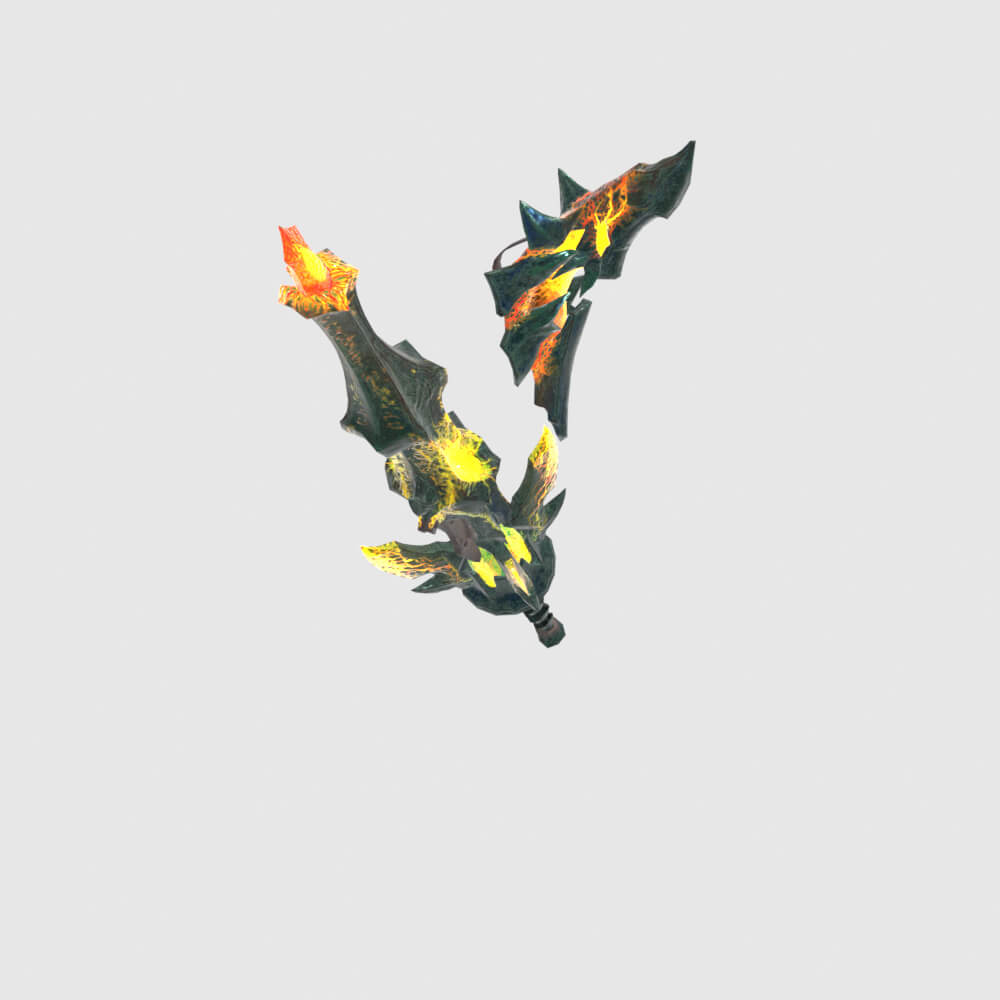 Lightbreak Gunlance - Monster Hunter World 3D Model