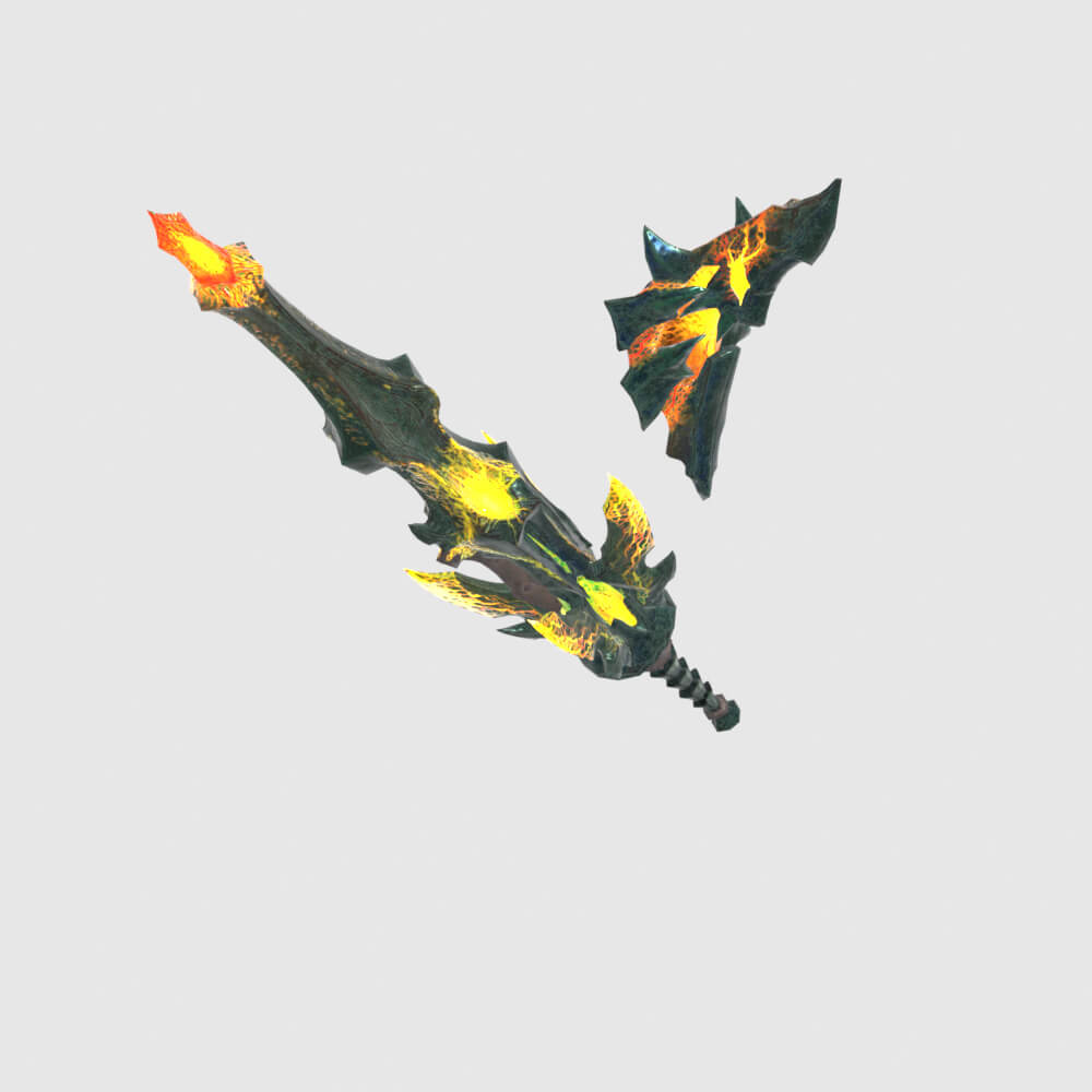 Lightbreak Gunlance - Monster Hunter World 3D Model