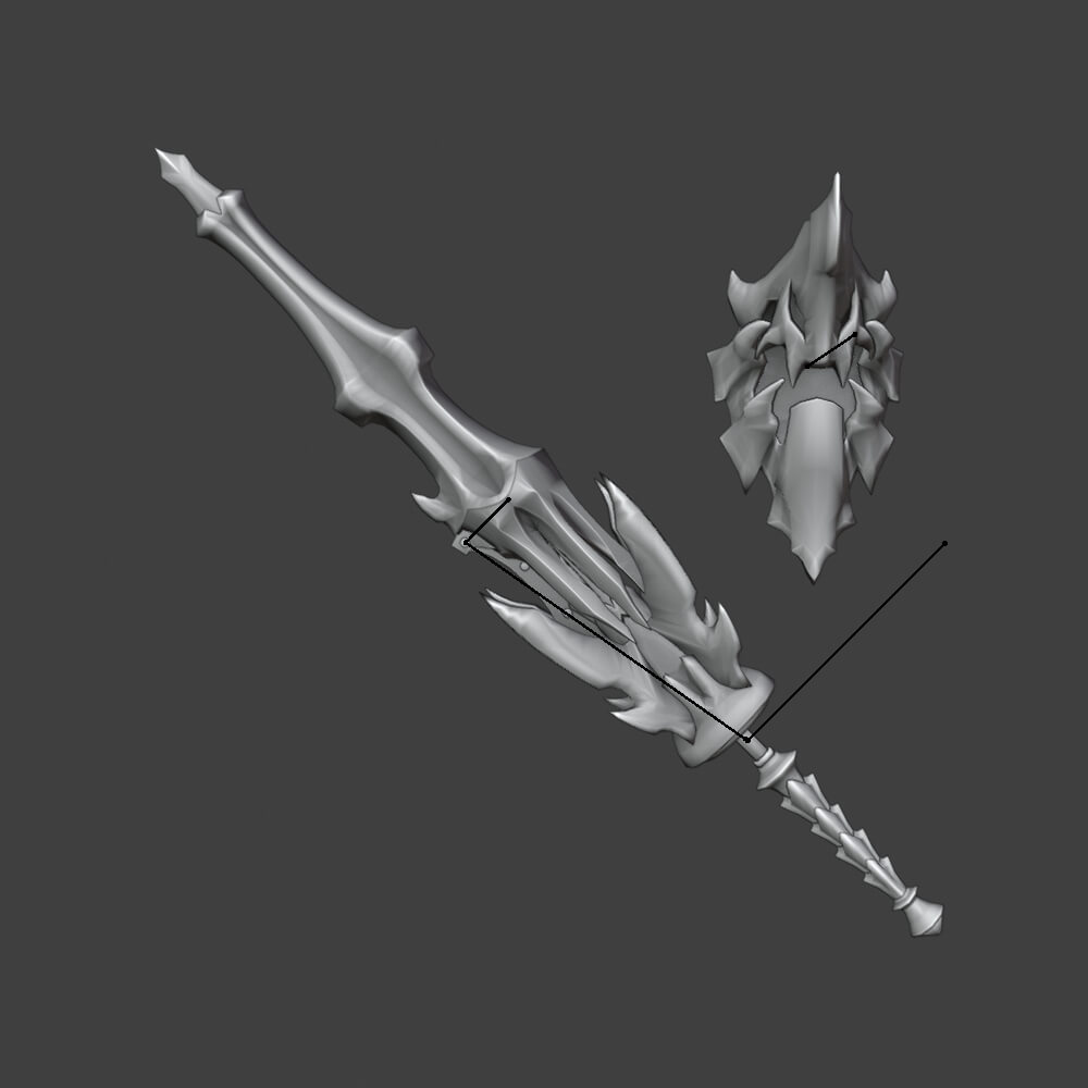 Lightbreak Gunlance - Monster Hunter World 3D Model