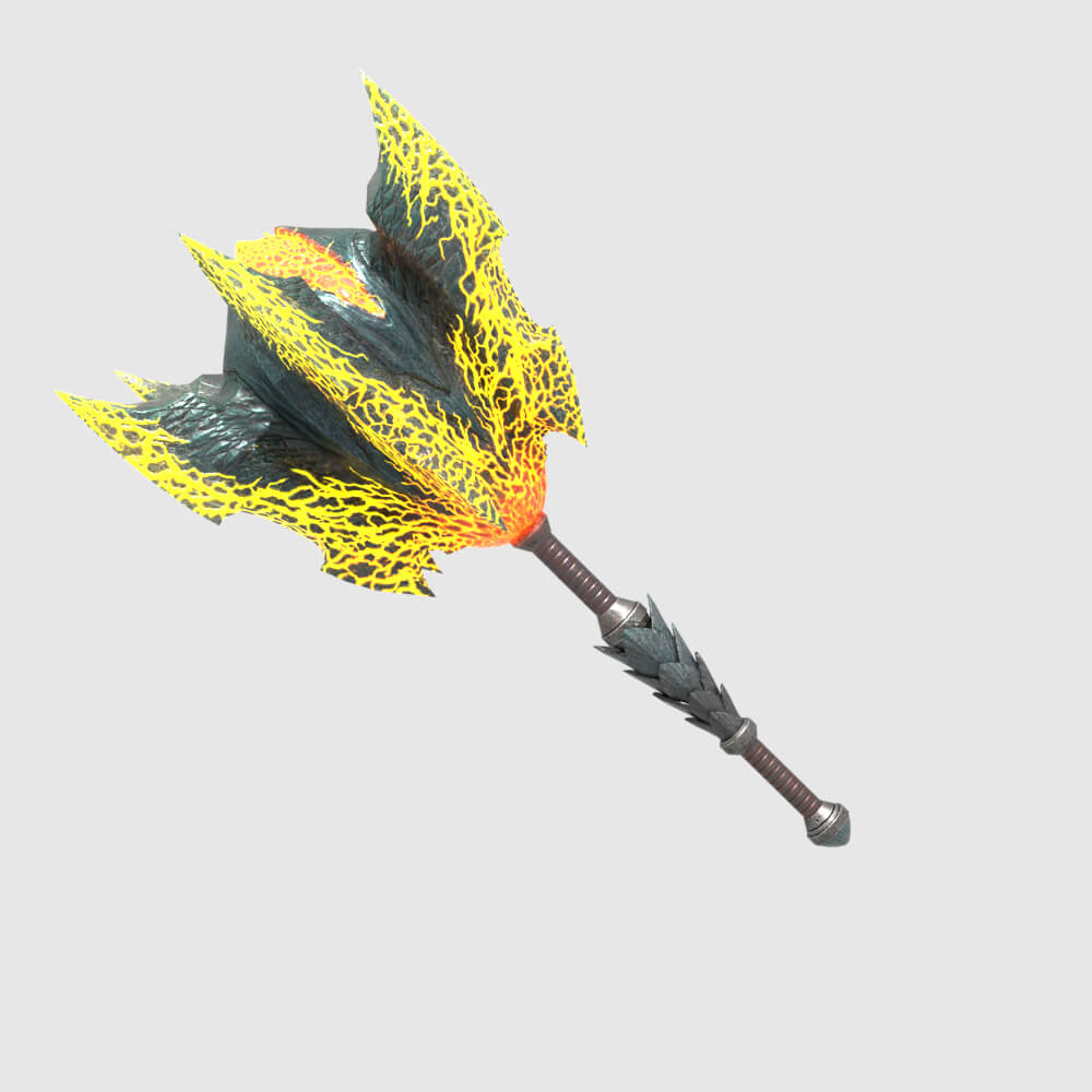 Lightbreak Hammer - Monster Hunter World 3D Model