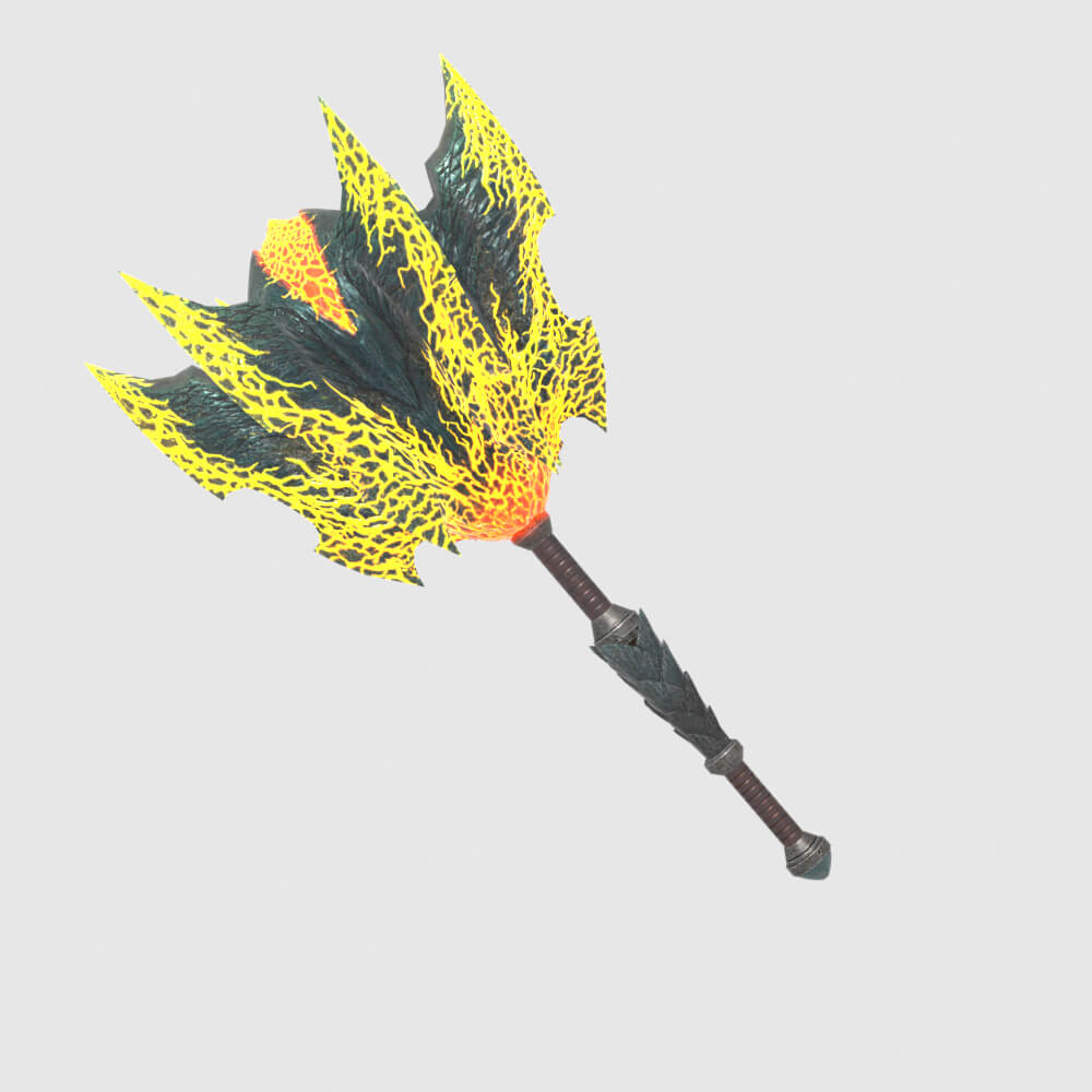 Lightbreak Hammer - Monster Hunter World 3D Model
