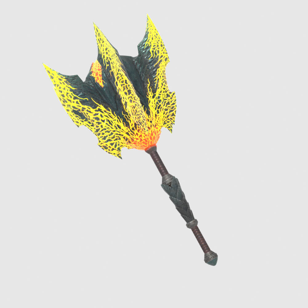 Lightbreak Hammer - Monster Hunter World 3D Model