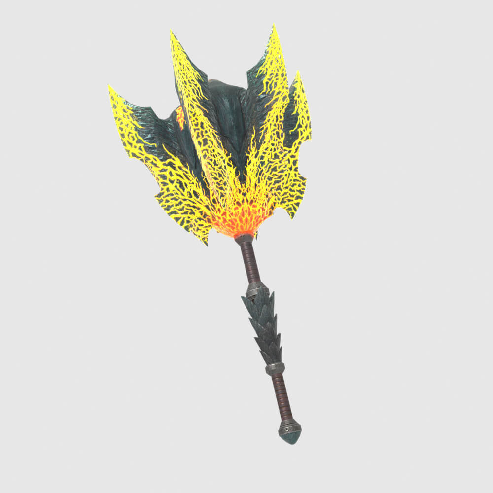 Lightbreak Hammer - Monster Hunter World 3D Model