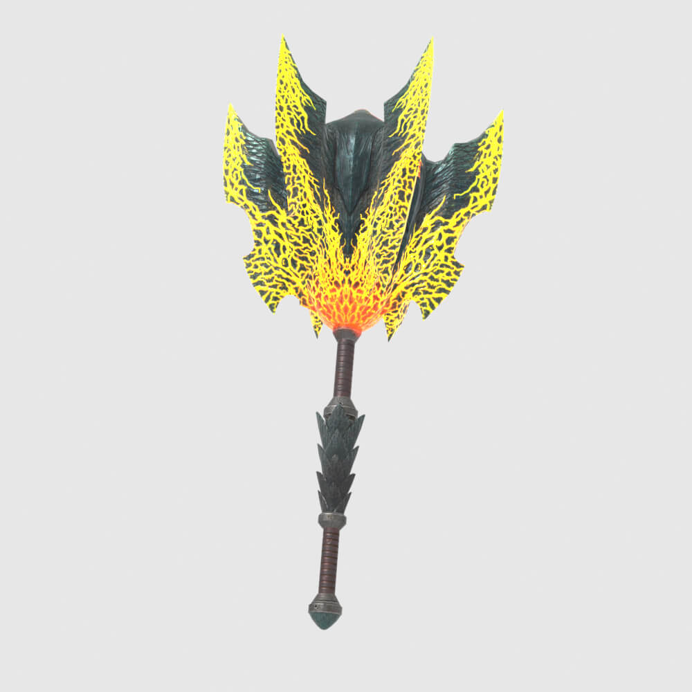 Lightbreak Hammer - Monster Hunter World 3D Model