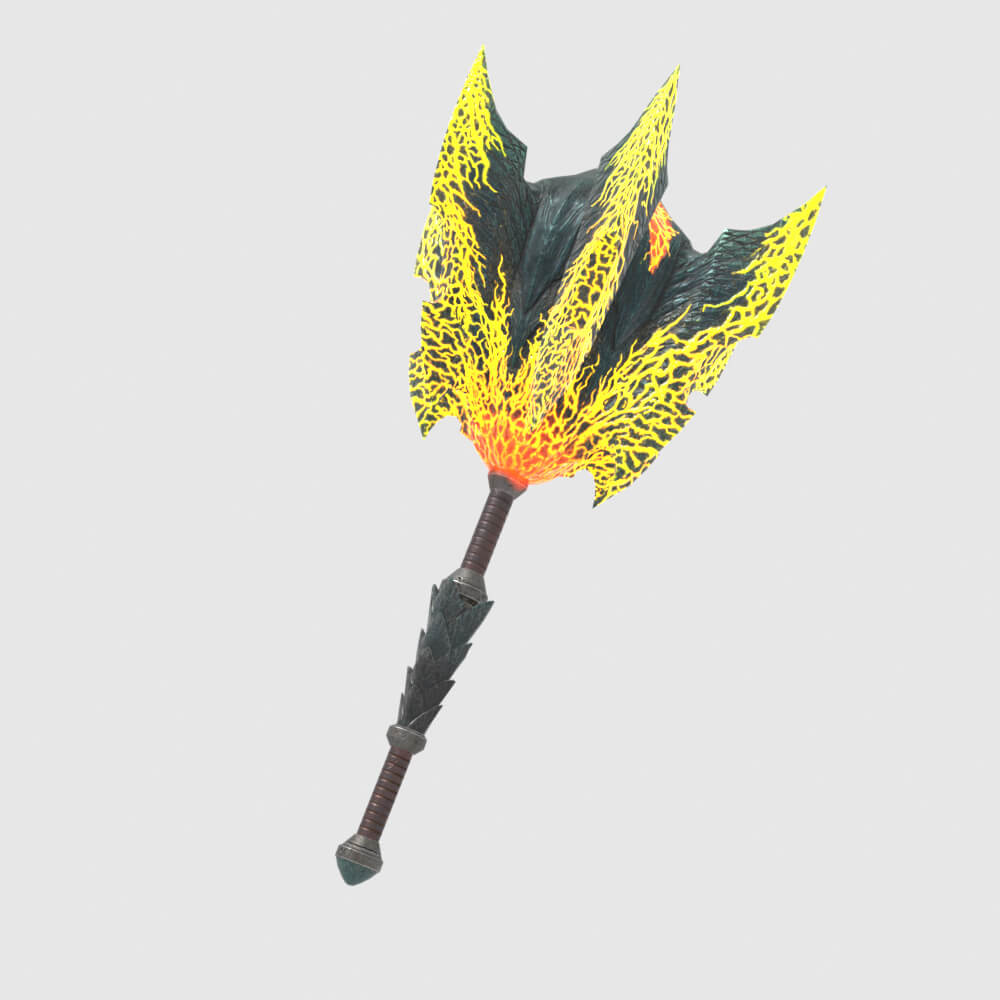 Lightbreak Hammer - Monster Hunter World 3D Model