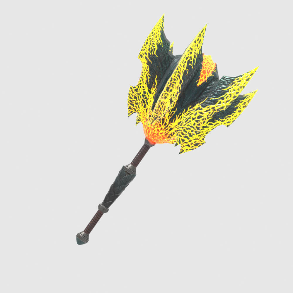 Lightbreak Hammer - Monster Hunter World 3D Model