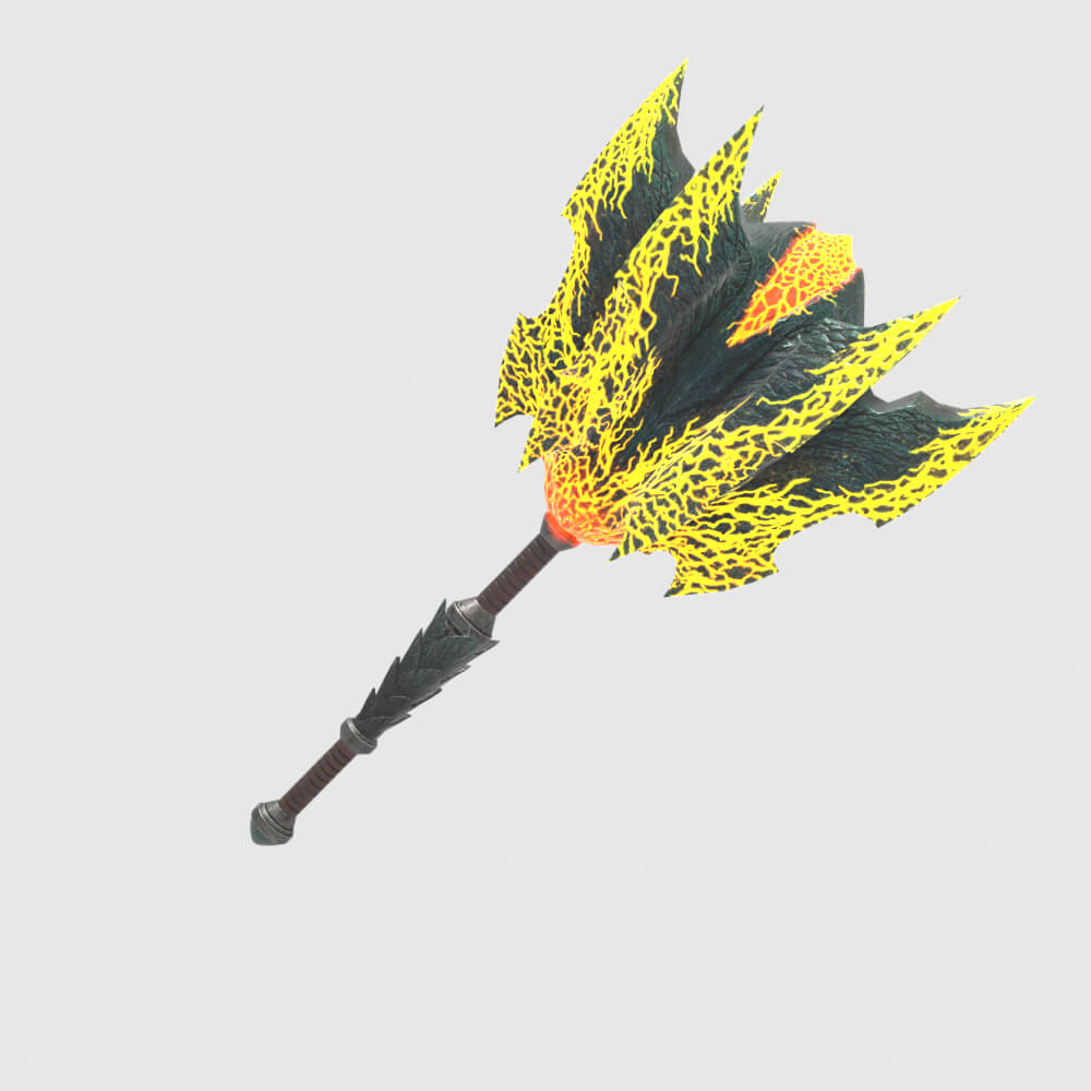 Lightbreak Hammer - Monster Hunter World 3D Model
