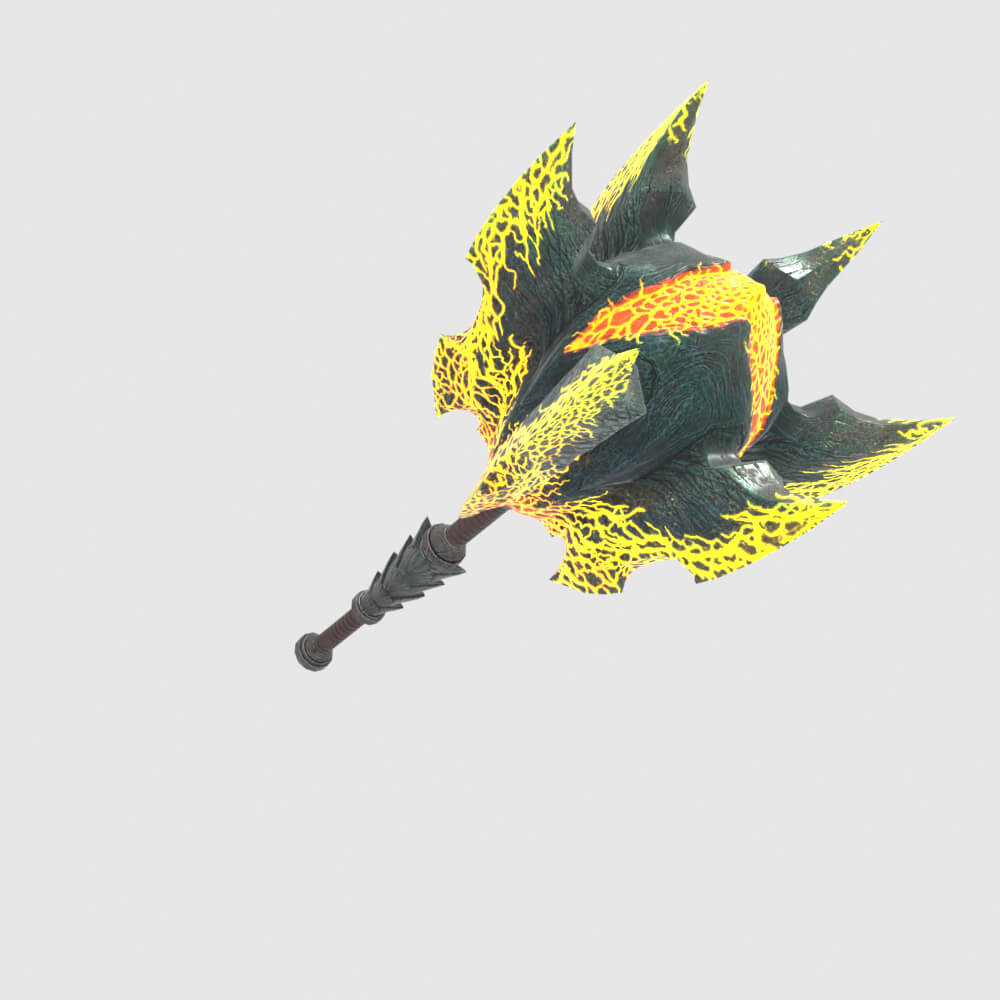 Lightbreak Hammer - Monster Hunter World 3D Model