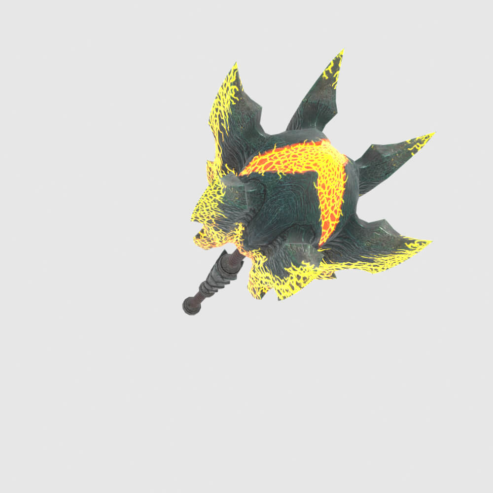 Lightbreak Hammer - Monster Hunter World 3D Model