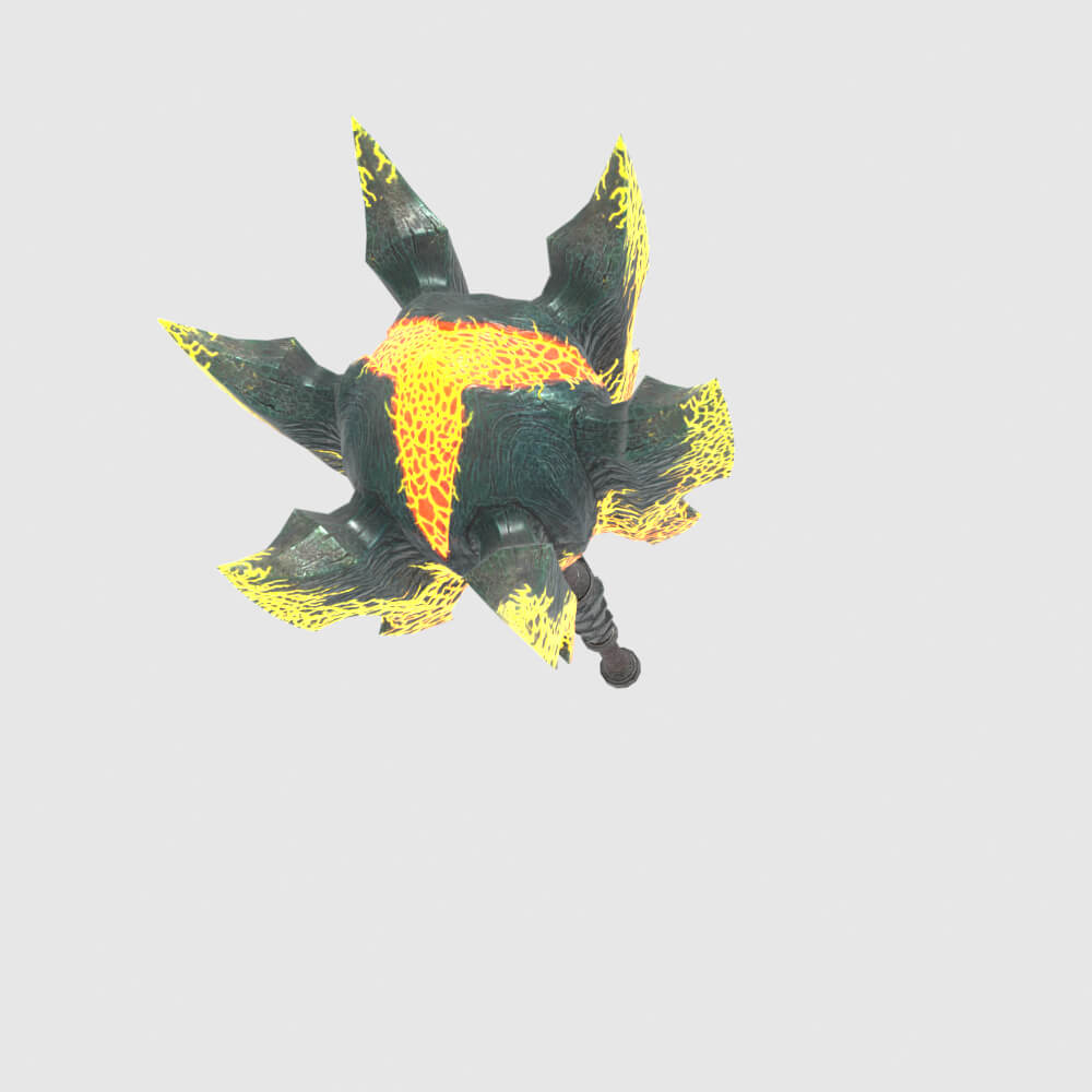 Lightbreak Hammer - Monster Hunter World 3D Model