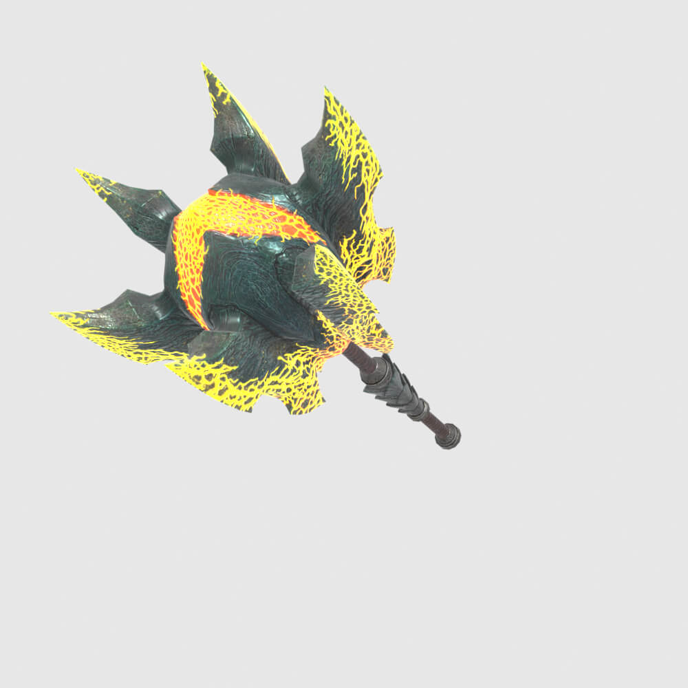 Lightbreak Hammer - Monster Hunter World 3D Model