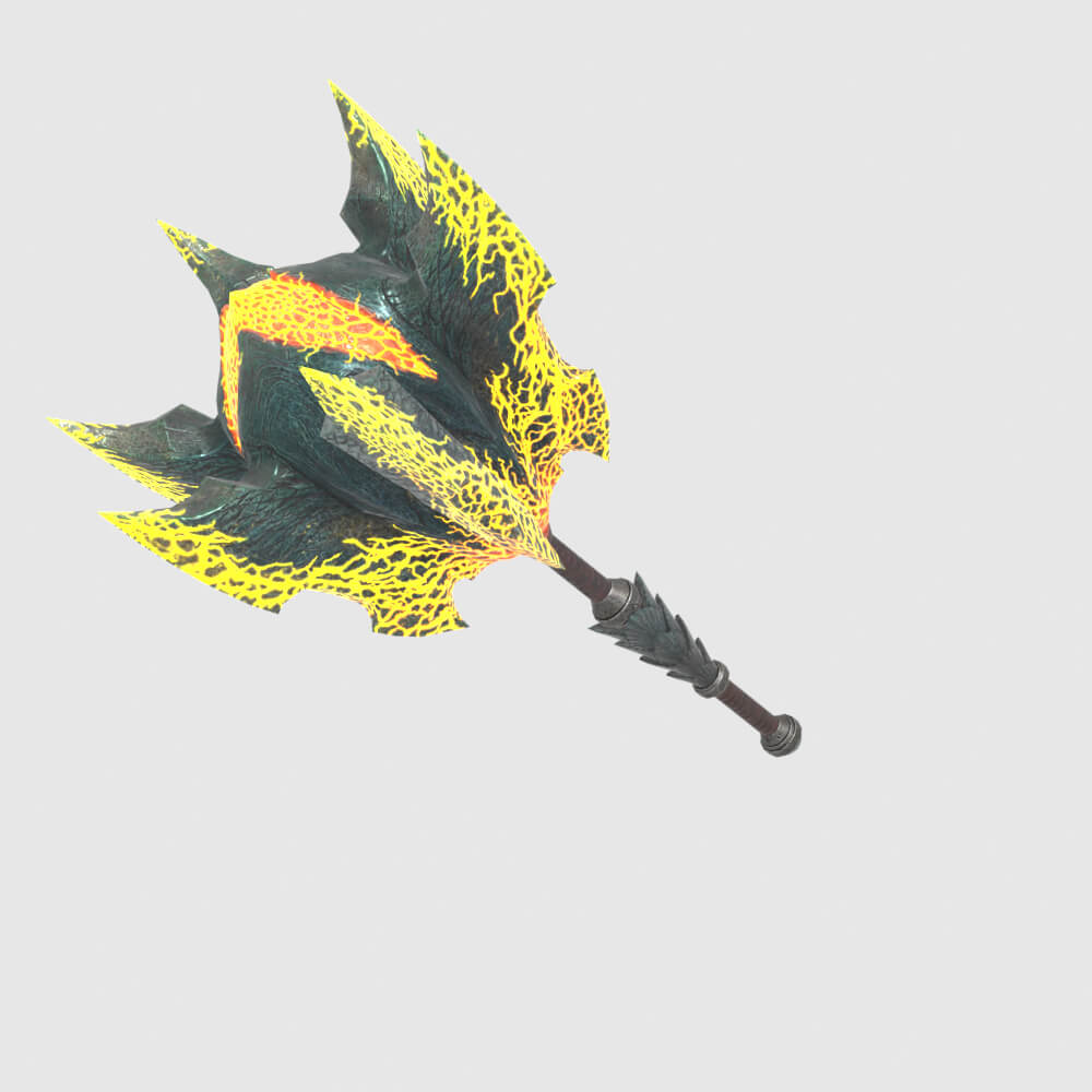 Lightbreak Hammer - Monster Hunter World 3D Model