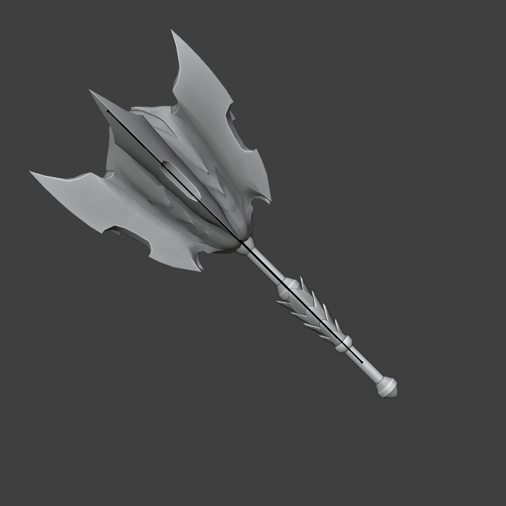 Lightbreak Hammer - Monster Hunter World 3D Model