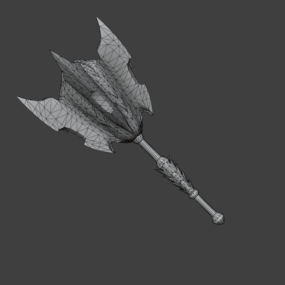Lightbreak Hammer - Monster Hunter World 3D Model