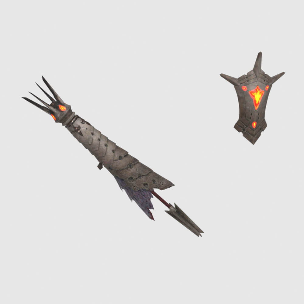 Magda Lahat Reforged - Monster Hunter World 3D Model