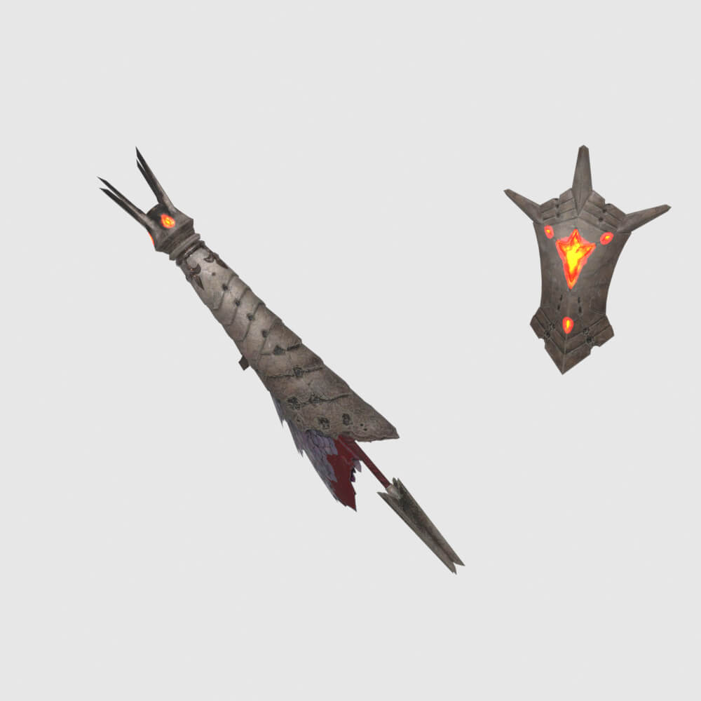 Magda Lahat Reforged - Monster Hunter World 3D Model