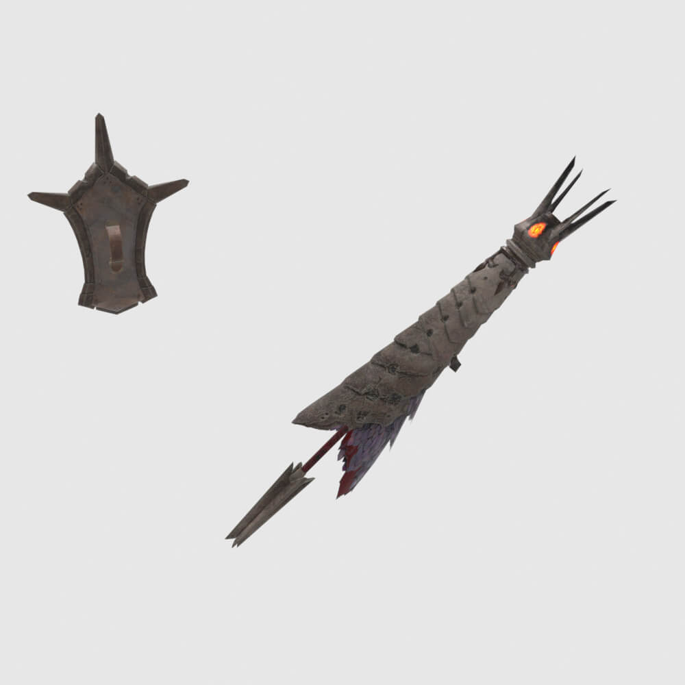 Magda Lahat Reforged - Monster Hunter World 3D Model