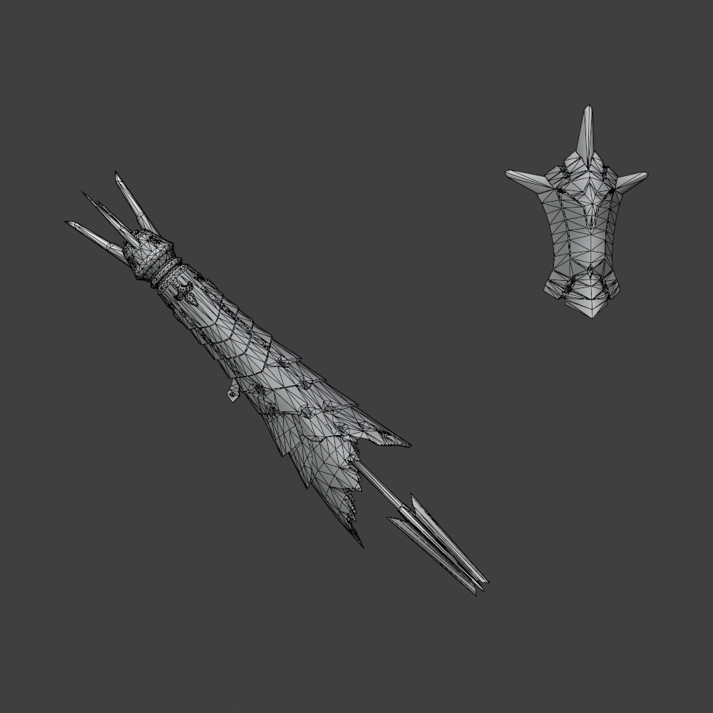 Magda Lahat Reforged - Monster Hunter World 3D Model
