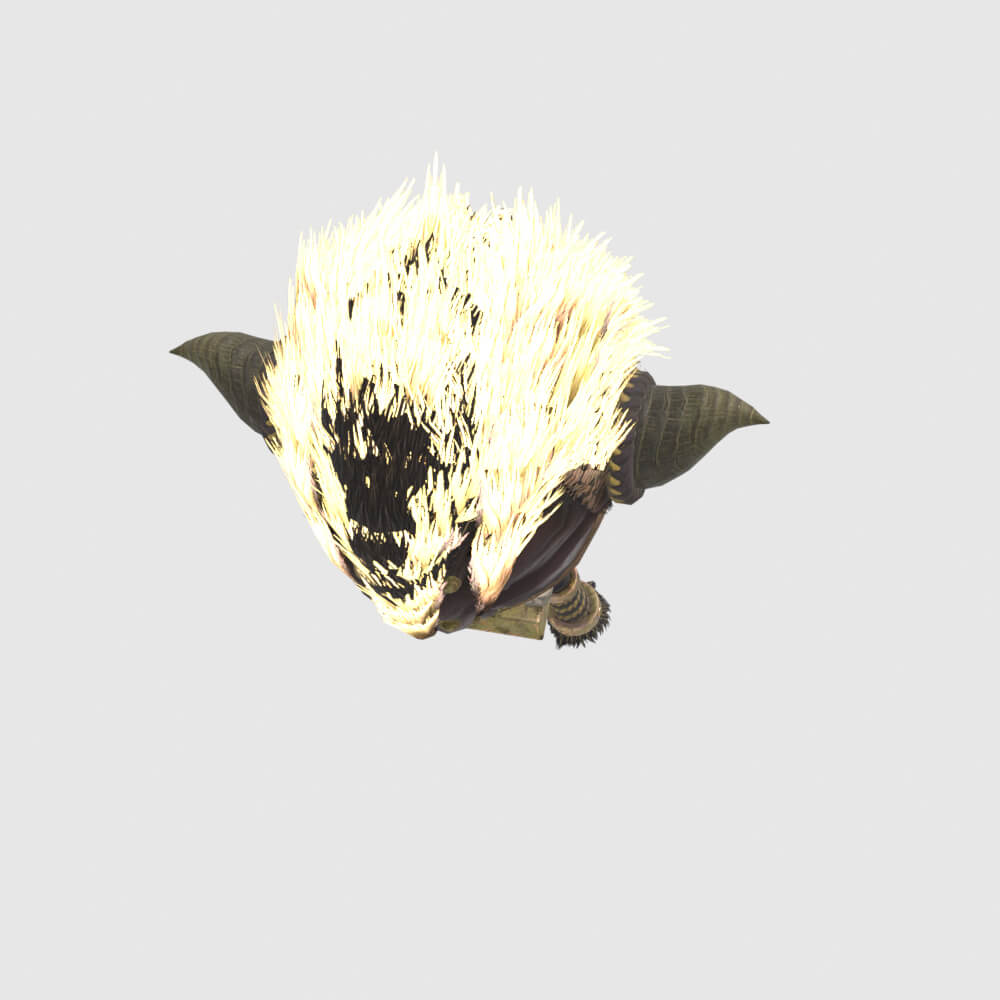 Mane Malice Rajang - Monster Hunter World 3D Model