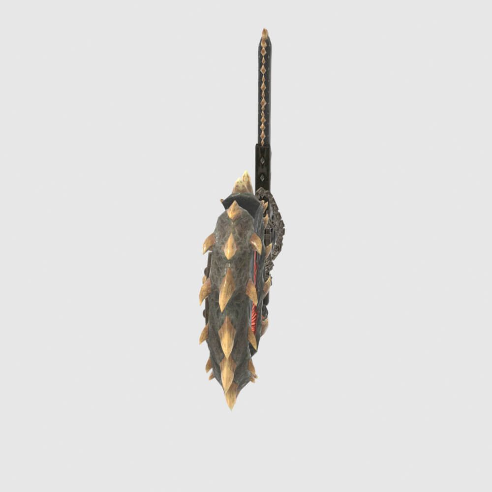 Oppressors Charge Blade - Monster Hunter World 3D Model