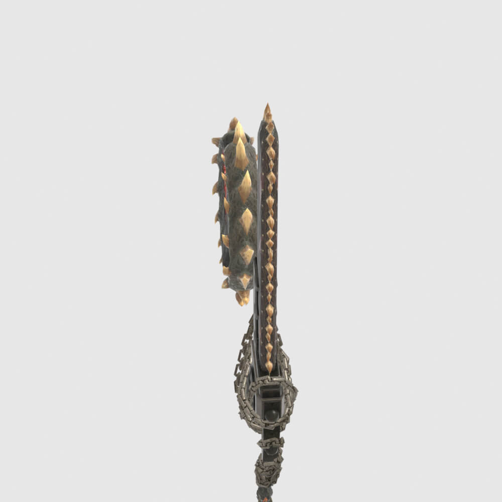 Oppressors Charge Blade - Monster Hunter World 3D Model