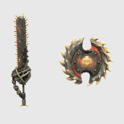 Oppressors Charge Blade - Monster Hunter World 3D Model