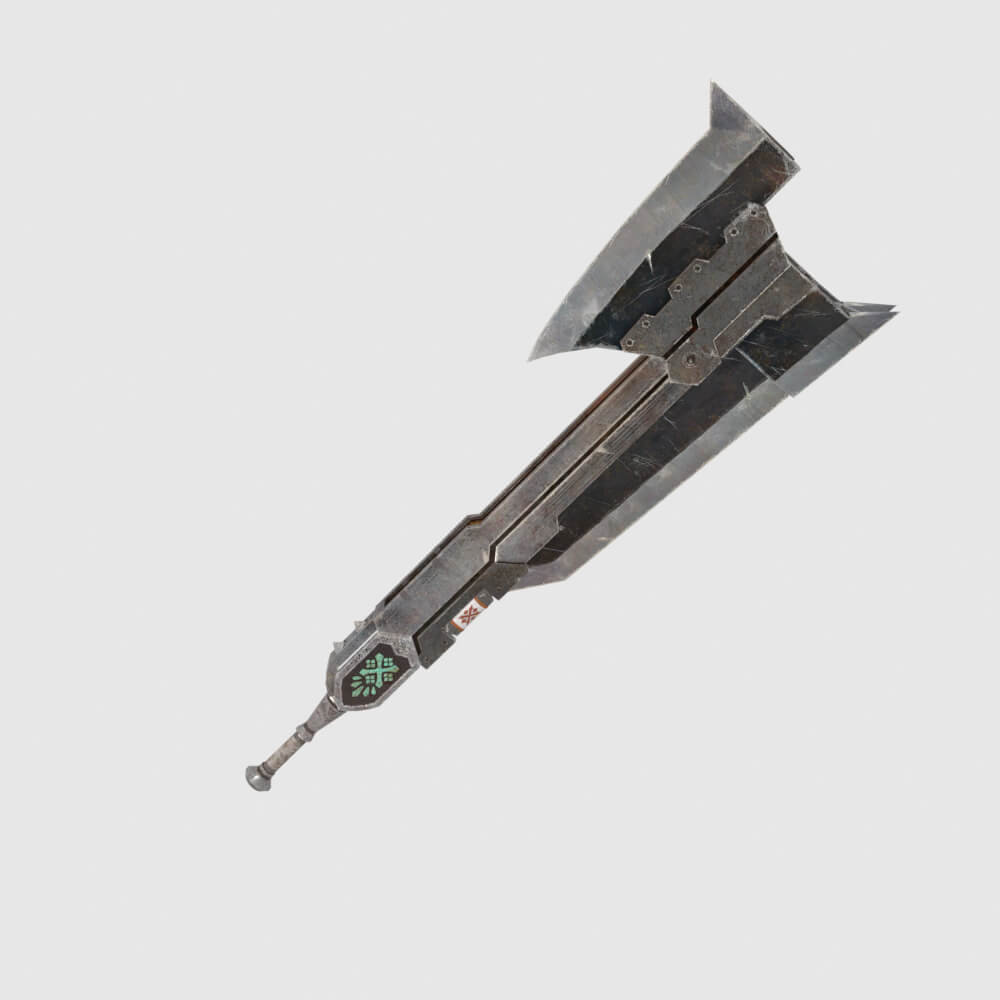 Proto Iron Axe - Monster Hunter World 3D Model