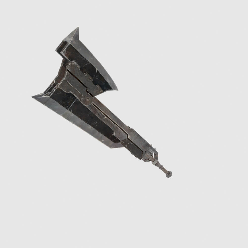 Proto Iron Axe - Monster Hunter World 3D Model