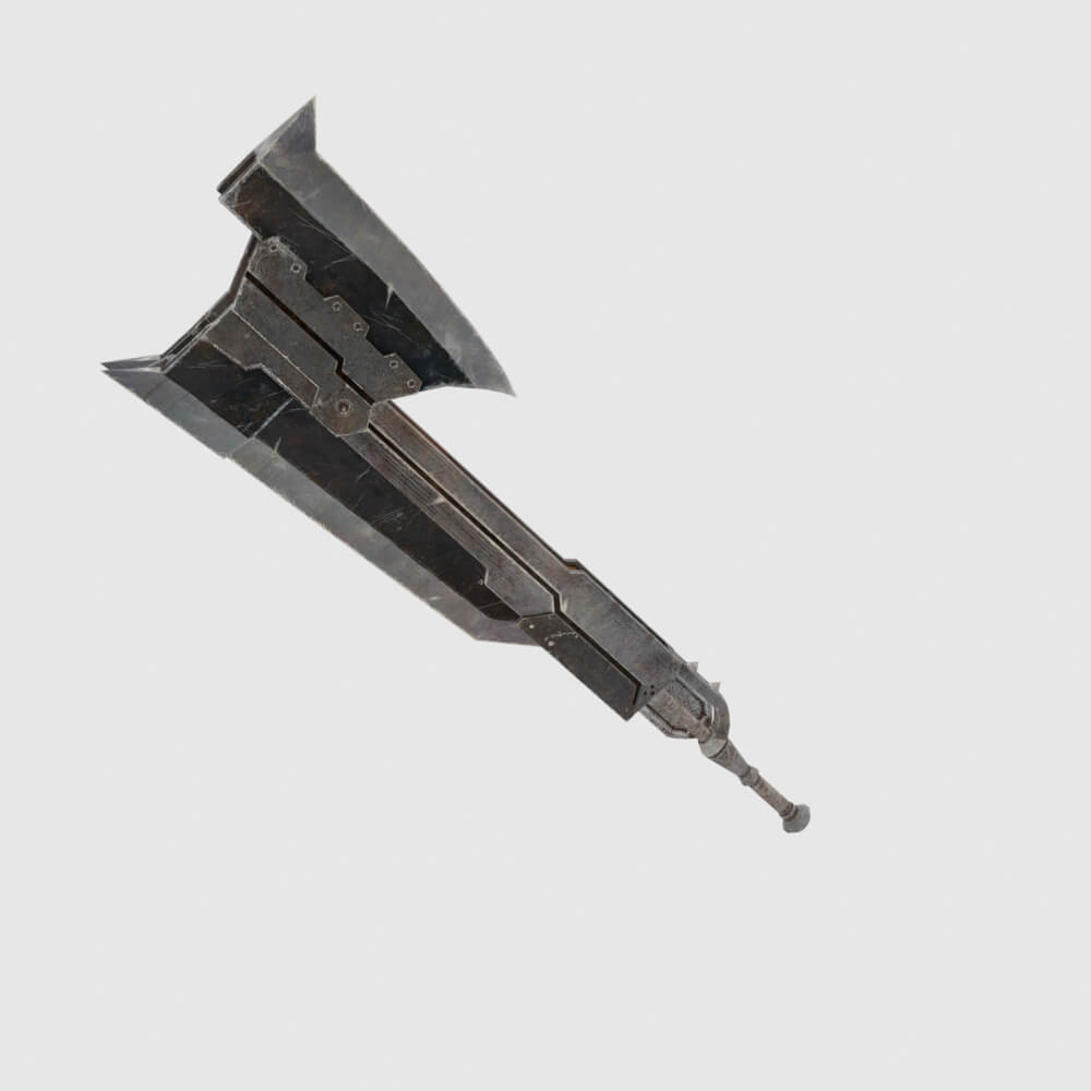 Proto Iron Axe - Monster Hunter World 3D Model