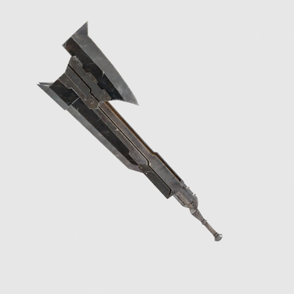 Proto Iron Axe - Monster Hunter World 3D Model