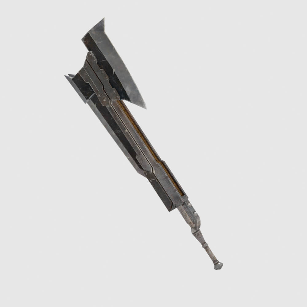 Proto Iron Axe - Monster Hunter World 3D Model