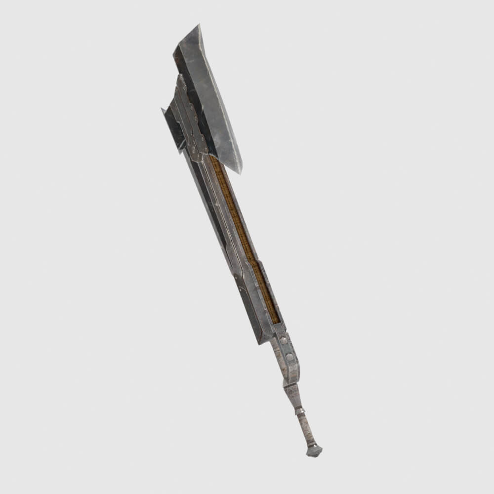 Proto Iron Axe - Monster Hunter World 3D Model