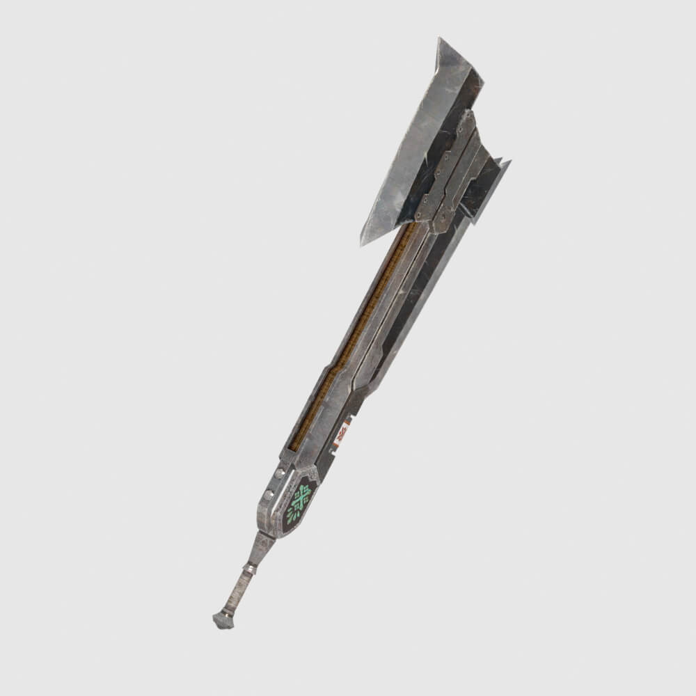 Proto Iron Axe - Monster Hunter World 3D Model