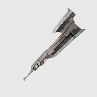 Proto Iron Axe - Monster Hunter World 3D Model