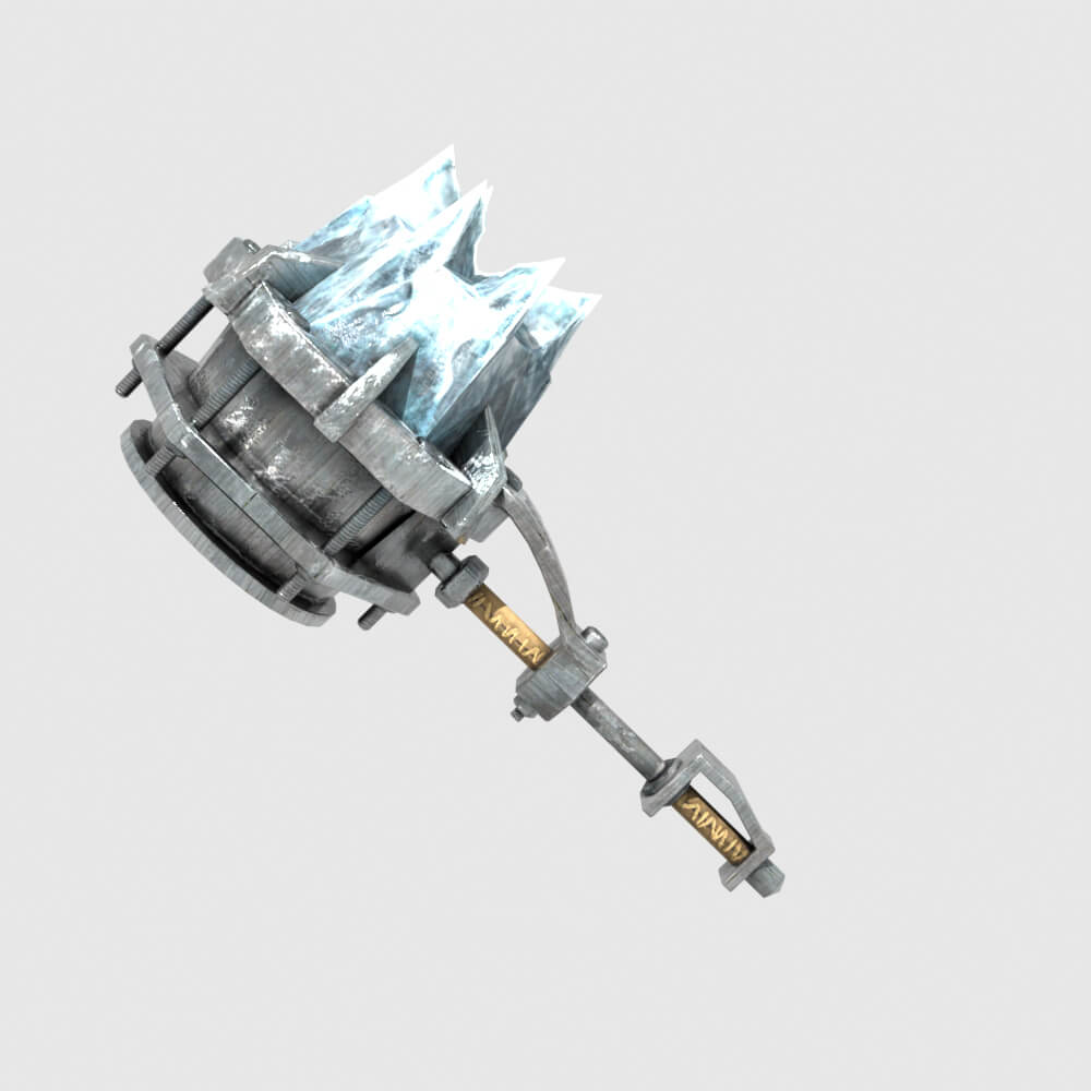 Pykrete Punisher - Monster Hunter World 3D Model
