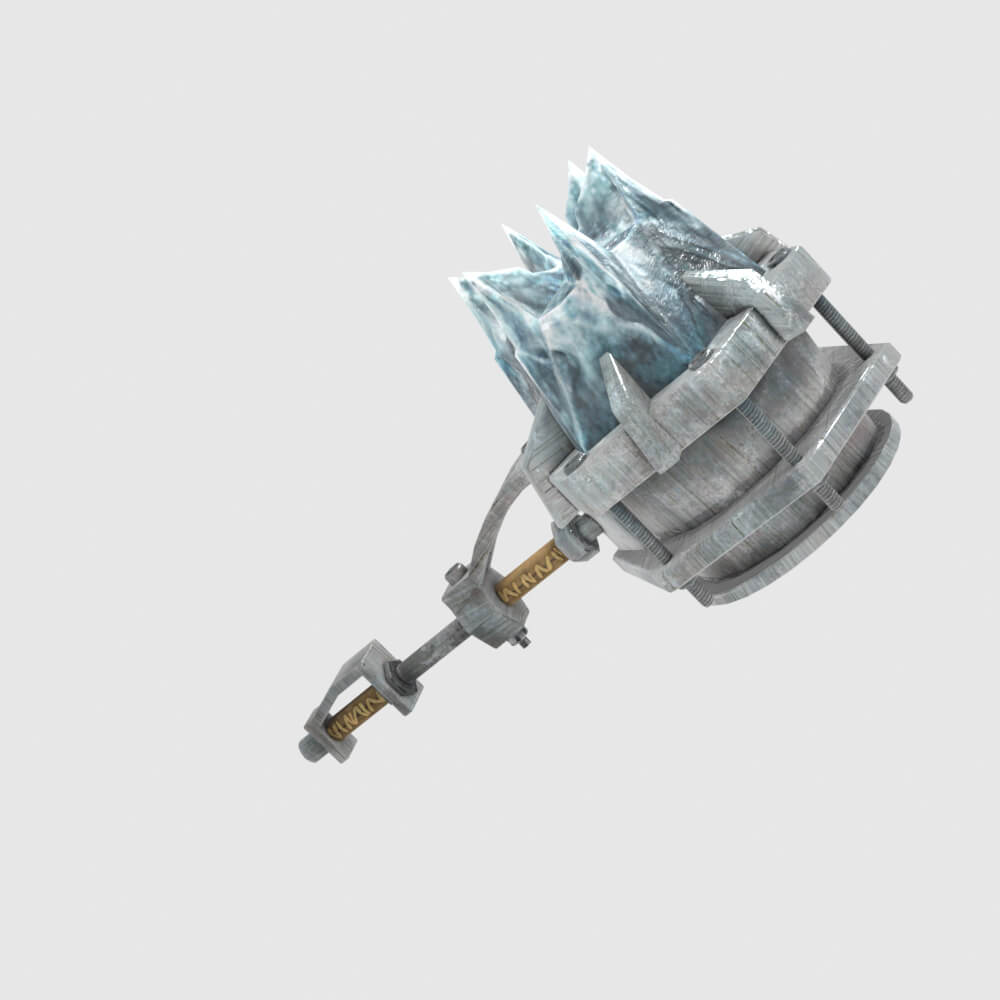 Pykrete Punisher - Monster Hunter World 3D Model
