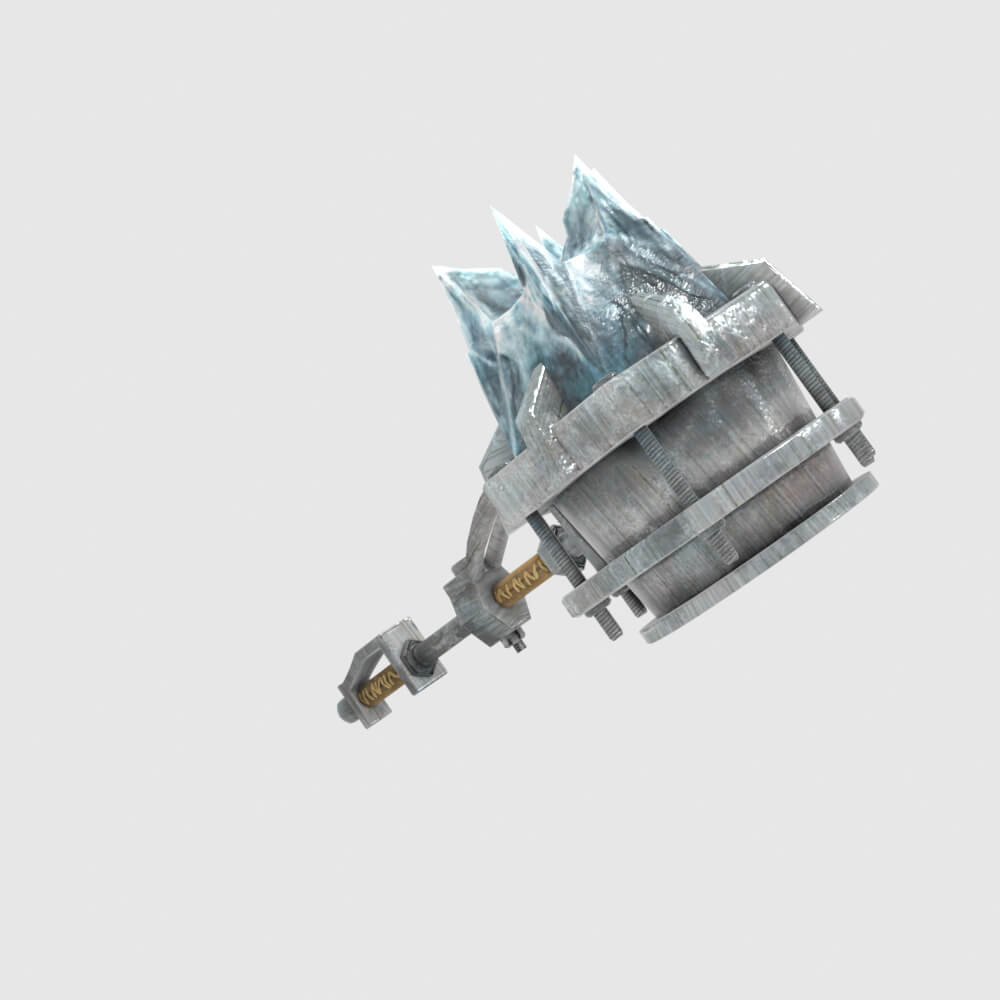 Pykrete Punisher - Monster Hunter World 3D Model
