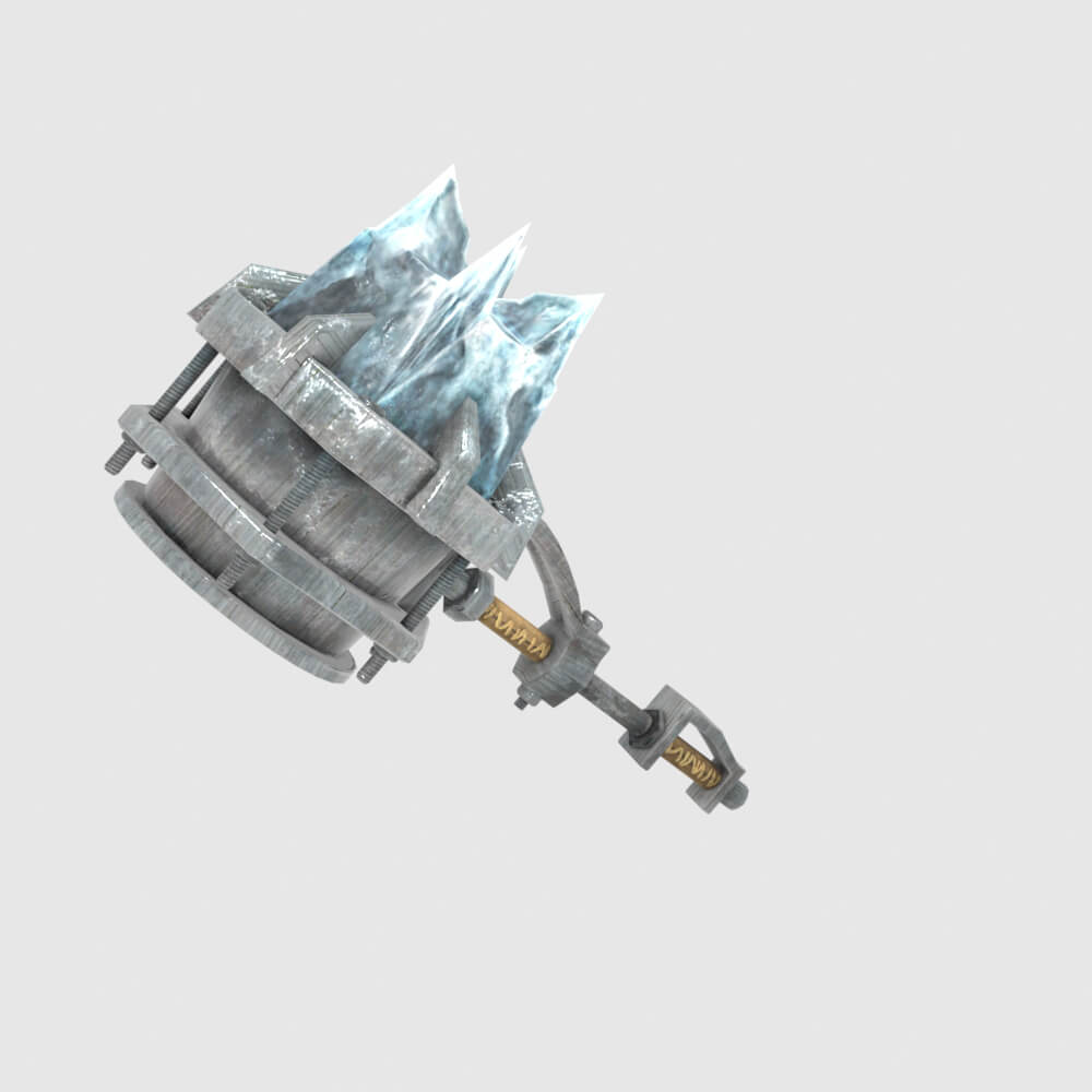 Pykrete Punisher - Monster Hunter World 3D Model