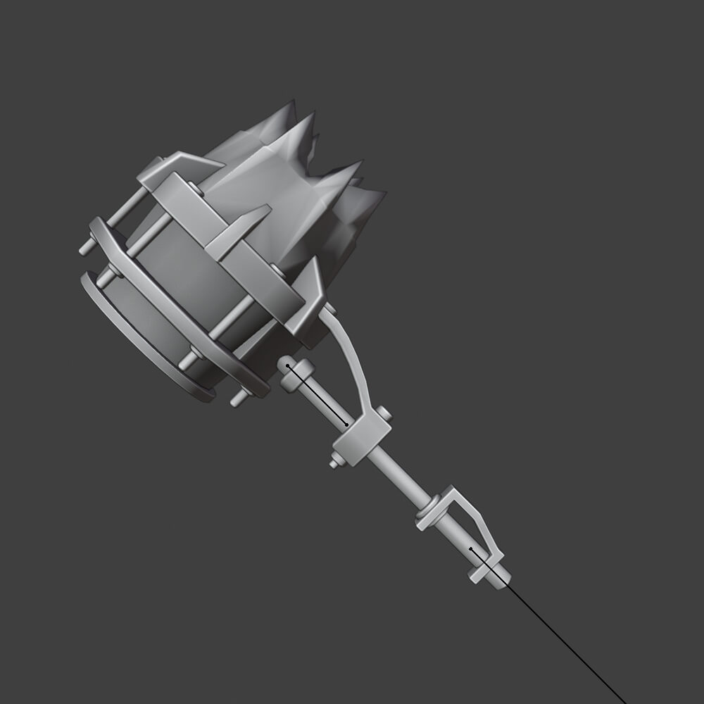 Pykrete Punisher - Monster Hunter World 3D Model