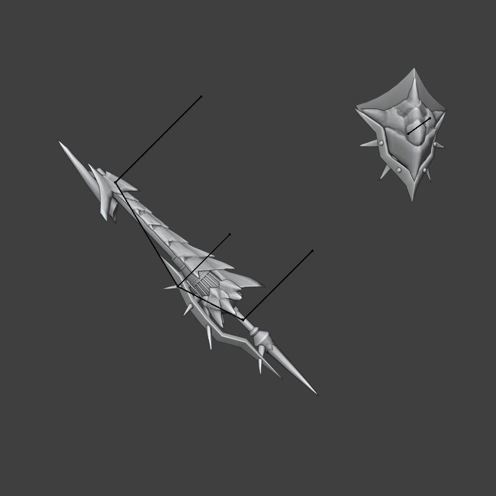 Queen&rsquos Panoply - Monster Hunter World 3D Model