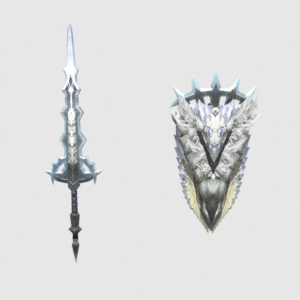 Raging Wolf Fang - Monster Hunter World 3D Model