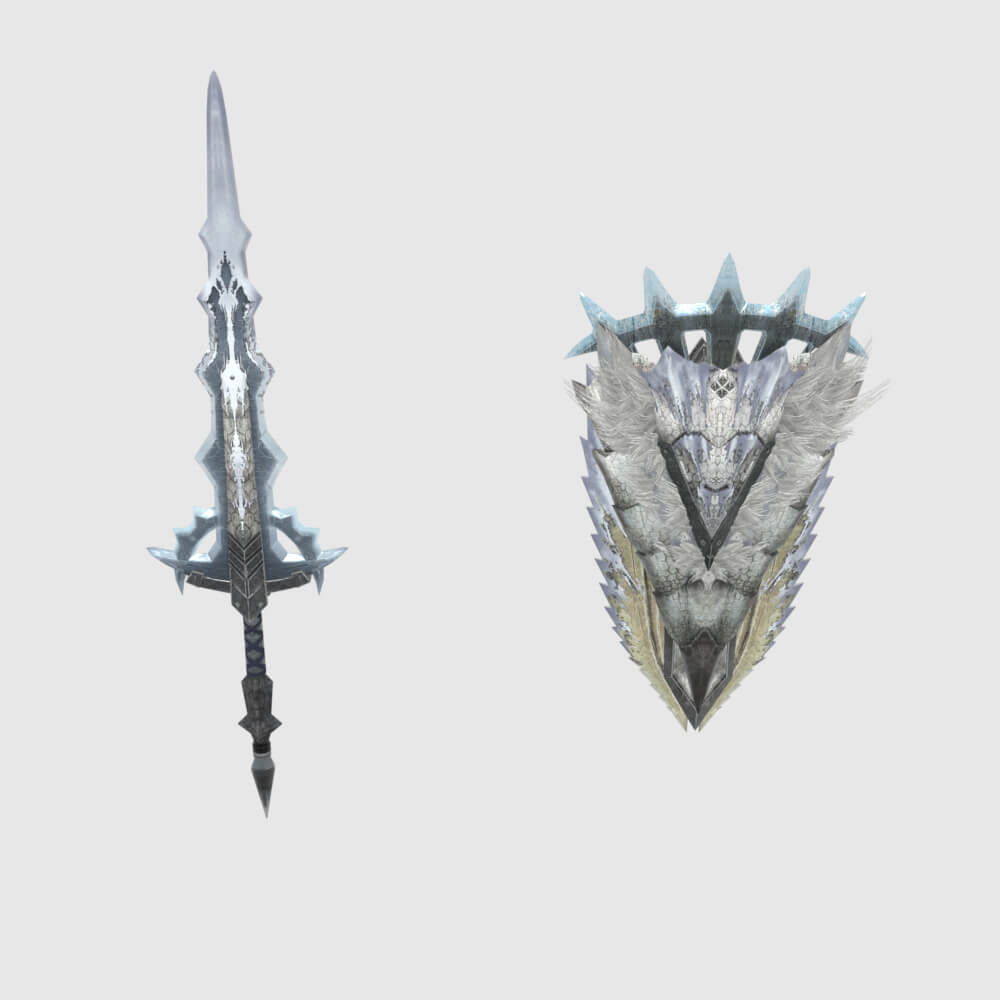 Raging Wolf Fang - Monster Hunter World 3D Model